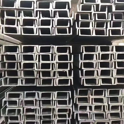 JIS ASTM 304 201 301 গ্রেড স্টেইনলেস স্টীল চ্যানেল শিল্পের জন্য গরম ঘূর্ণিত / ঠান্ডা ঘূর্ণিত