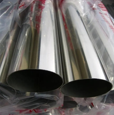 AISI304 321 316 Ss গোলাকার 1.4034 উজ্জ্বল পৃষ্ঠ 3mm-100mm ব্যাসার্ধ SMLS স্টেইনলেস স্টীল পাইপ